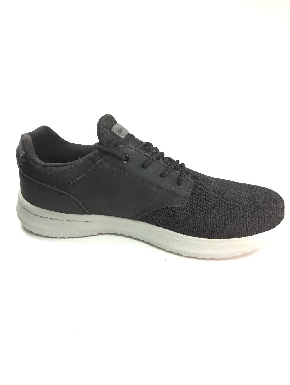 Skechers Delson Black Mesh Slip‑On Sneakers M 11